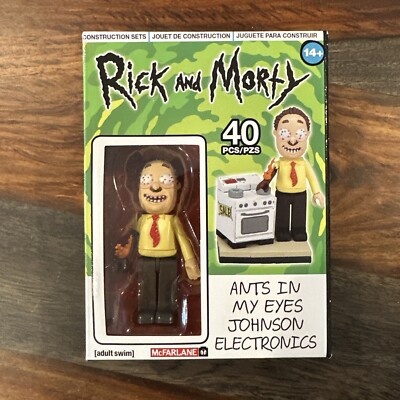 McFarlane Rick and Morty Ants in My Eyes Johnson Electronics Construction Set