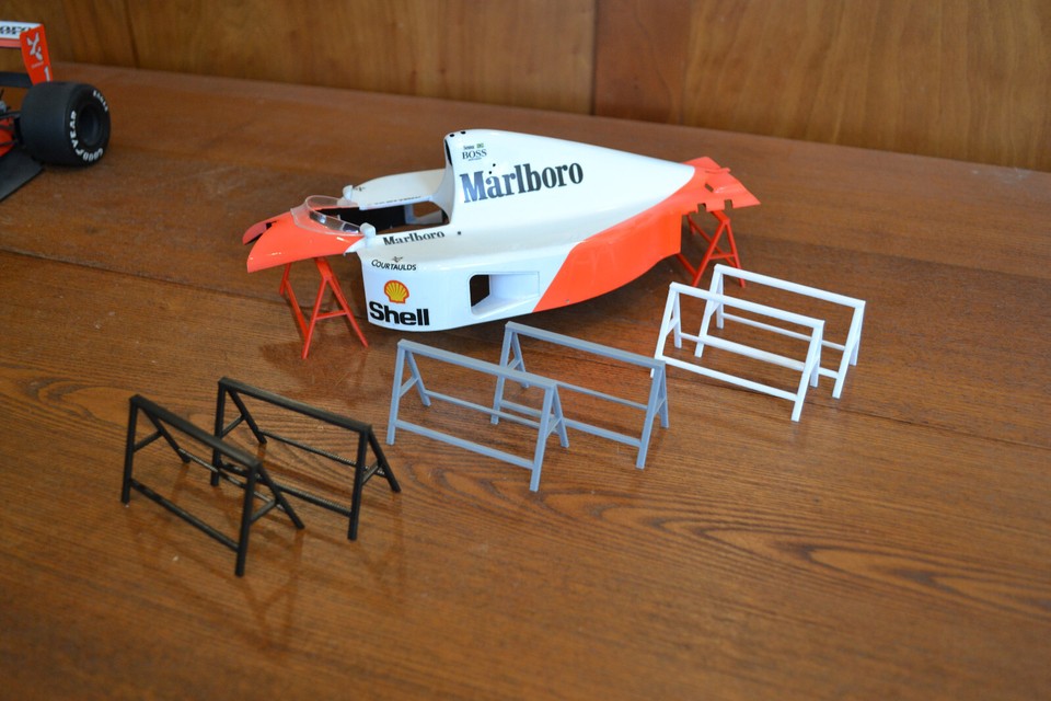 tamiya-1-12-scale-f1-bodywork-stands-mp4-6-others-formula-1-pair-2-ebay