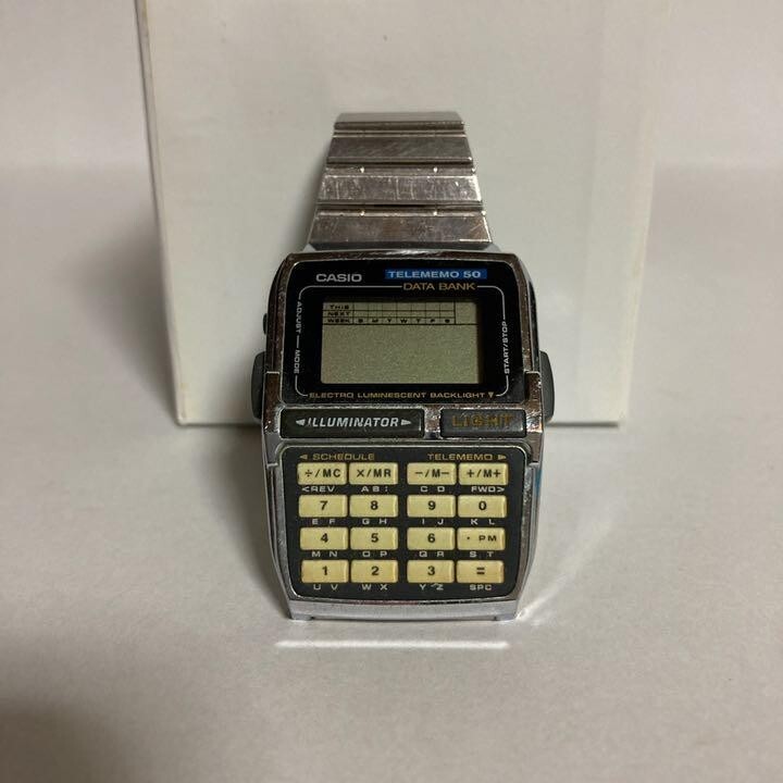 【90's Vintage】CASIO DATABANK DBC-630-1 CASIO DATABANK DBC-630 90's Vintage Men's Watch Black
