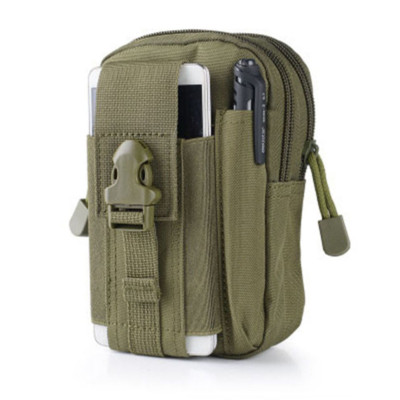 Funda Táctica Para Cinturón - Bolsa Multiusos Con Múltiples Bolsillos (Verde Militar)