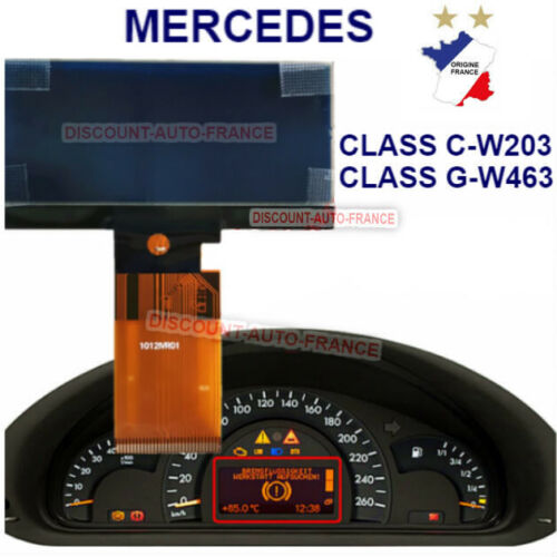 ECRAN LCD POUR COMPTEUR POUR MERCEDES W203, W463, CLASS C,G - Afbeelding 1 van 5