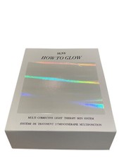 SLNY How To Glow 4 Color LED Light Therapy Face Mask - White open box