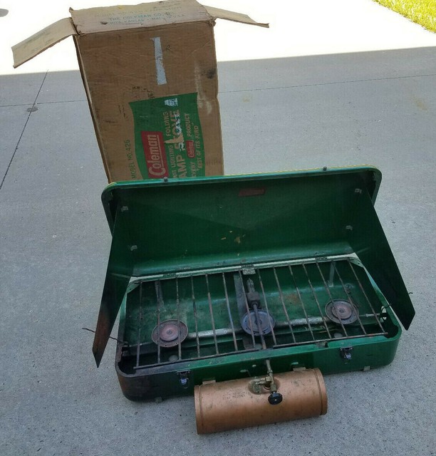 Coleman 426 Camping Stove 3 Burner Green Campstove 426NL Vintage eBay