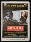 PARIS TEXAS manifesto poster Wenders Harry Dean Stanton Nastassja Kinski E23