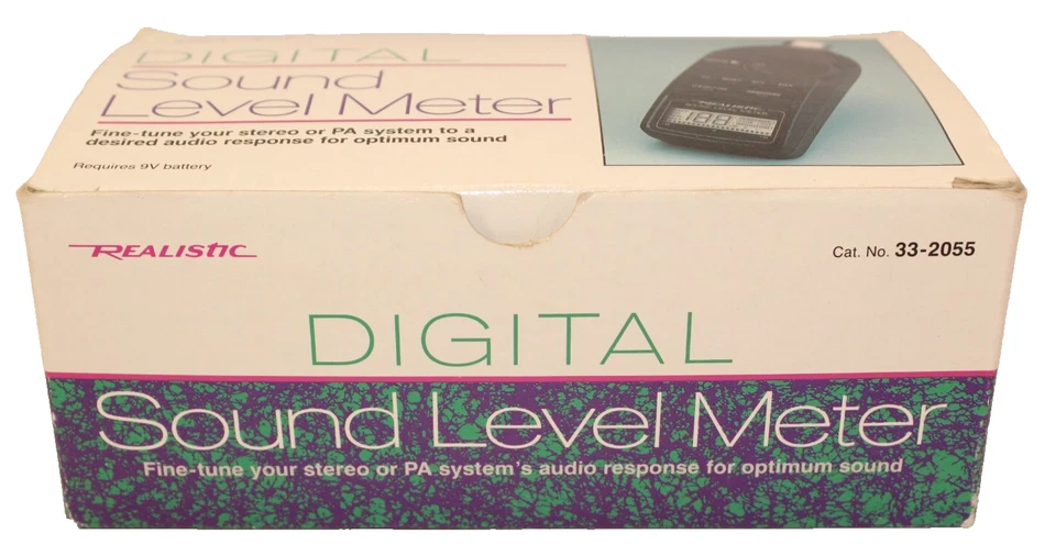 RARE NIB Realistic Radio Shack 33-2050 Digital Sound Level Meter New - Image 2 of 4
