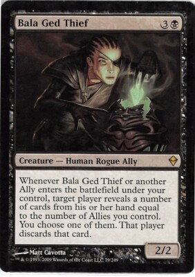Bala Ged Thief *Rare* Magic MtG x1 Zendikar MP