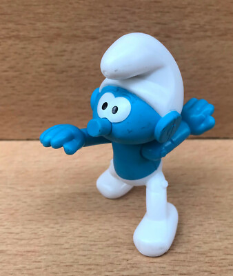 Figurine Schtroumpf McDonald's 2018 - Édition Mac Do Coquet, Occasion