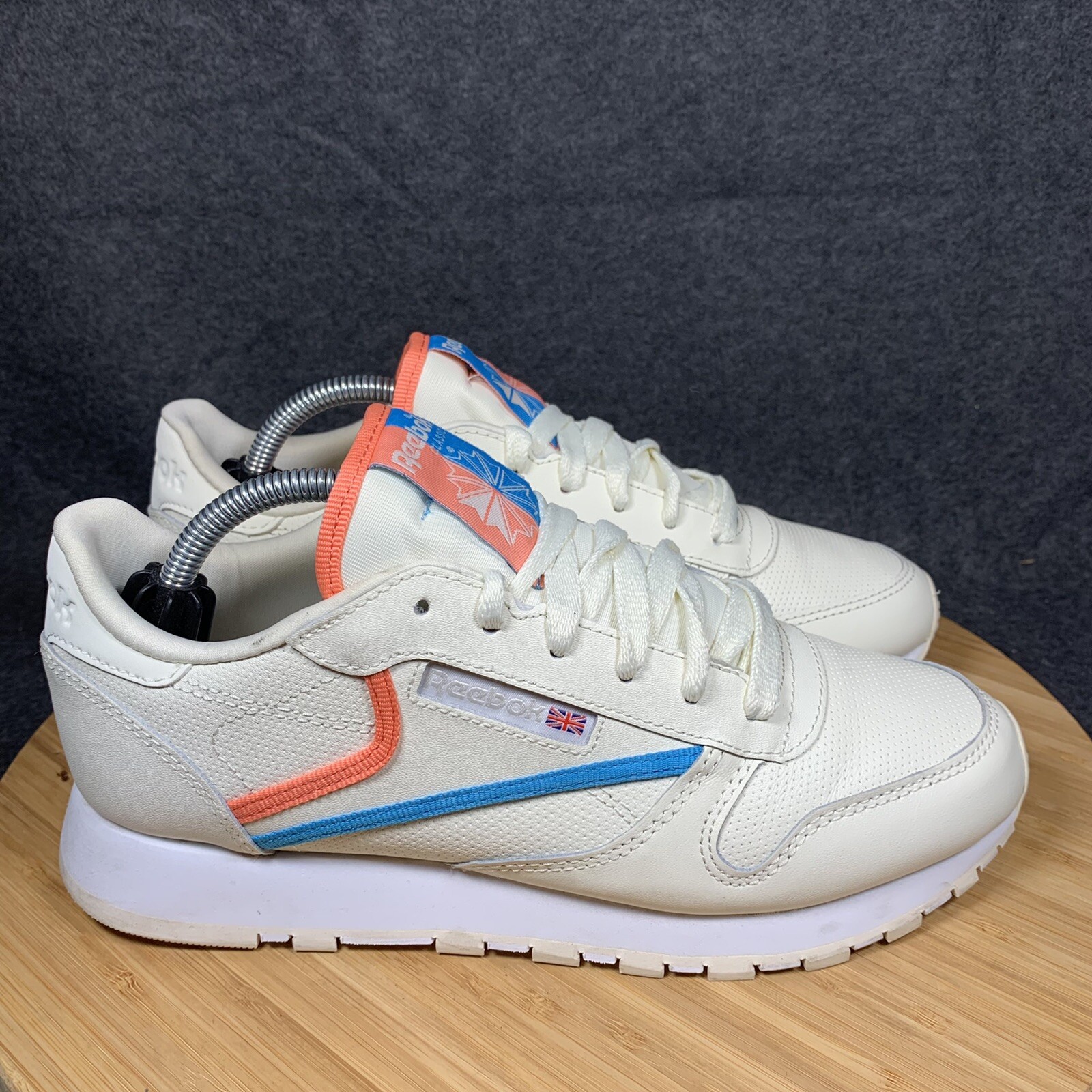 Reebok Classic Leather Women's 7 Cream Casual Shoes S… Gem