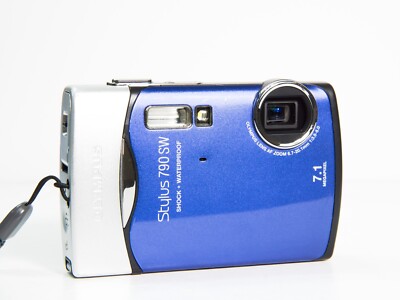 Buy Olympus Stylus 790 SW 7.1MP Digital Camera - Black