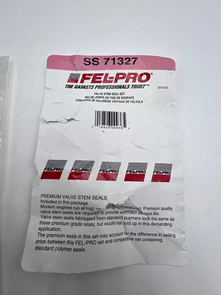 Paquete de 24 sellos de vástago de válvula Felpro SS71327 para camioneta Ford F-150 Explorer/Fusion Foto 3 de 4