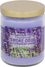 Lavender Smoke Odor Exterminator Candle 13 Ounce Eliminates Pet Odors USA Made