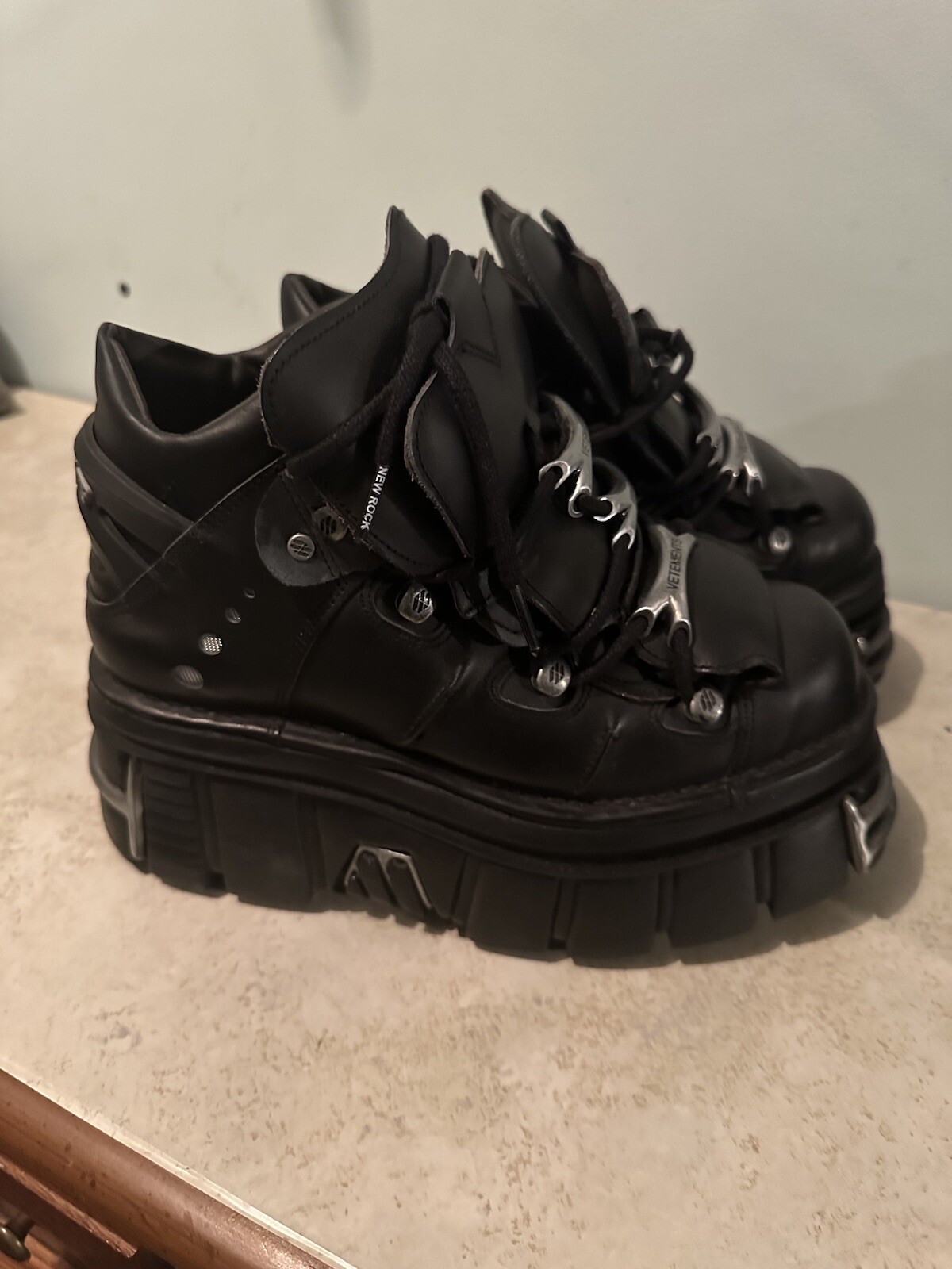 Vetements new rock boots