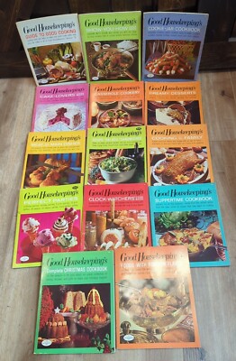 Lot Of 14 Vtg Good Housekeepings Guide To Good Cooking Recipe Books Paperback 