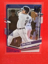 2023 CHRONICLES COLT KEITH BLUE CLEARLY DONRUSS RC #19 **36/50**