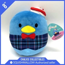 Squishmallow Kellytoy Plush Hello Kitty Sanrio 8" Tuxedosam Plaid New with Tag