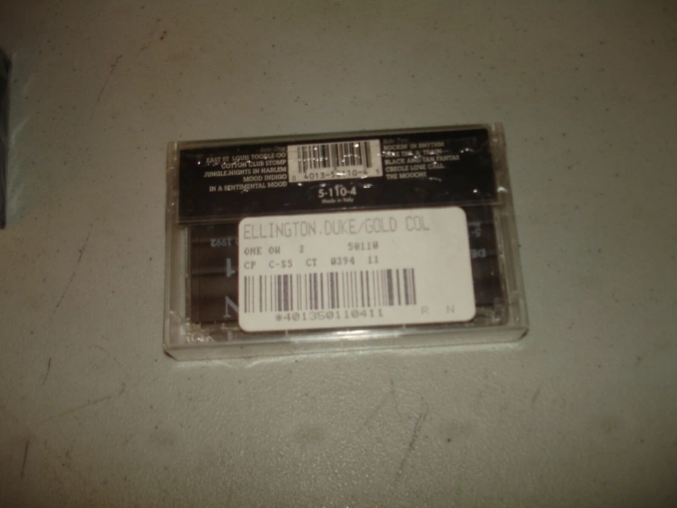 The Duke Ellington Gold Collection (Cassette, 1992) Brand New, Sealed, Italy - Image 2 of 2
