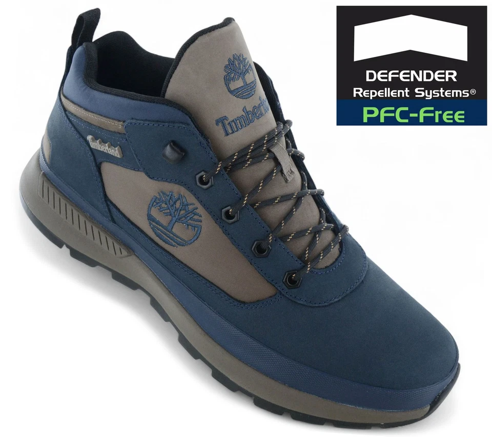 Timberland Field Trekker mid- Hombre Sneaker-Boots Zapatos Botas TB0A6DKN Azul - Imagen 2 de 4