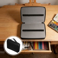Color Pencil Storage Box Crayon Case Coloring Pouch for College Organiser