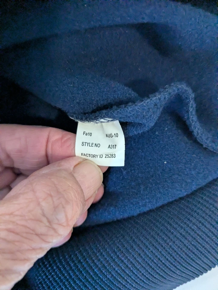 Jersey Majestic MLB Azul Manga Larga con Capucha Tampa Bay Rays Talla XL Foto 4 de 4