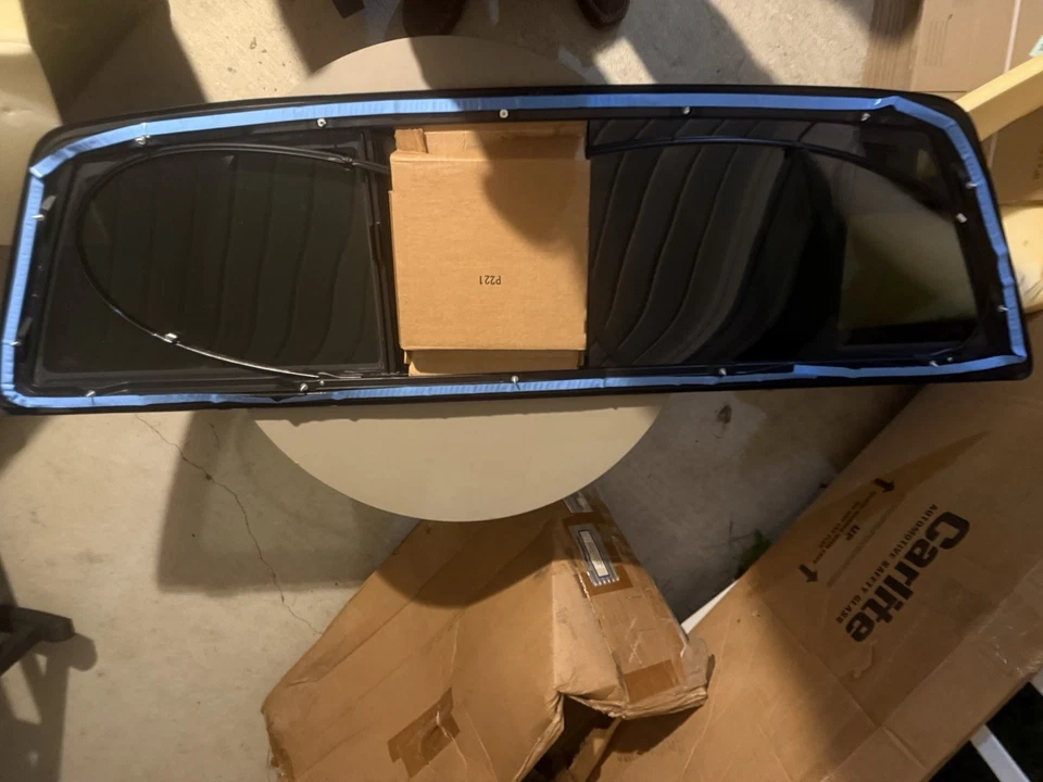 Ajuste 04-14 Ford F150 06-08 Lincoln Mark LT POWER Deslizante Trasero Ventana de Vidrio con Motor Foto 2 de 3