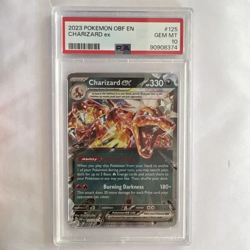 Charizard Pokemon: EX 125/197 Obsidian Flames PSA 10 English Holo