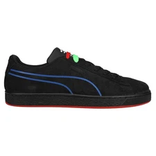 PUMA Suede Hypnotic Lace Up  Mens Black Sneakers Casual Shoes 382318-01