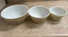 Vintage PYREX Forest Fancies (1980-1986) Mushrooms Mixing Bowls 401 402 403