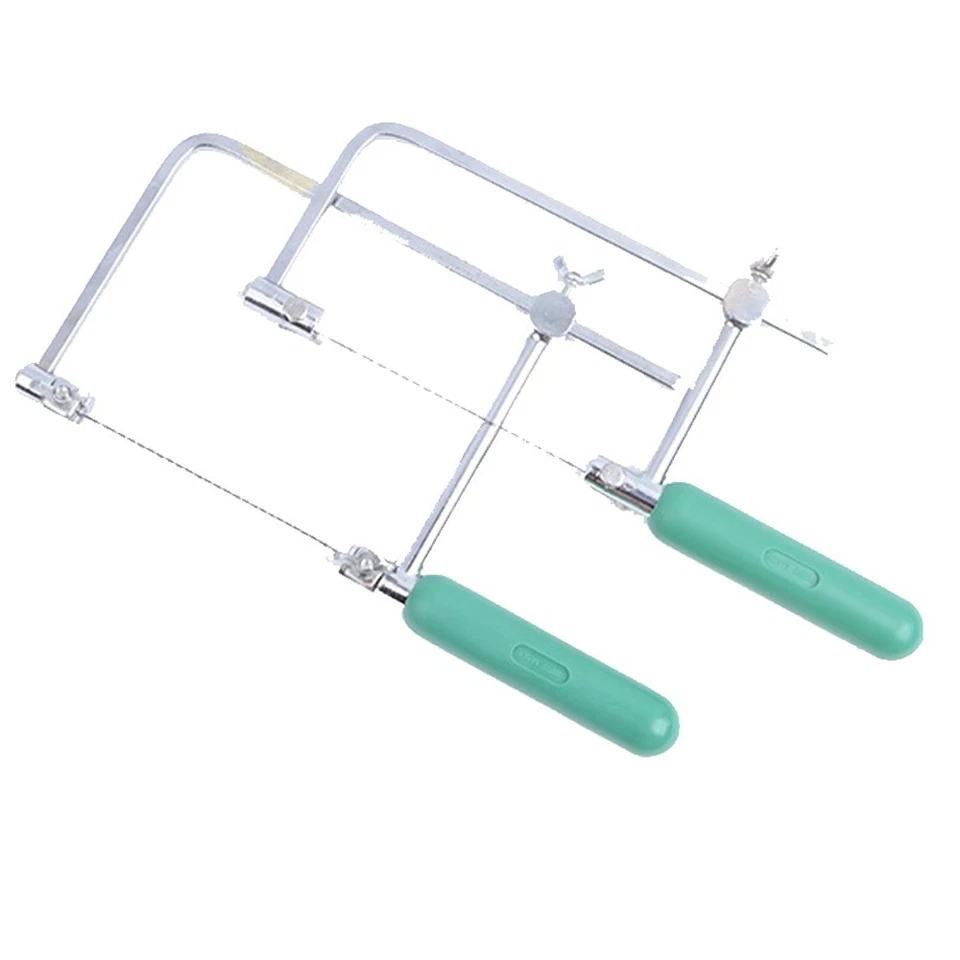 U Shaped Bow Saw with 8 Replaceable Blades for Fine Cutting in Wood and Plastic - Image 4 of 4