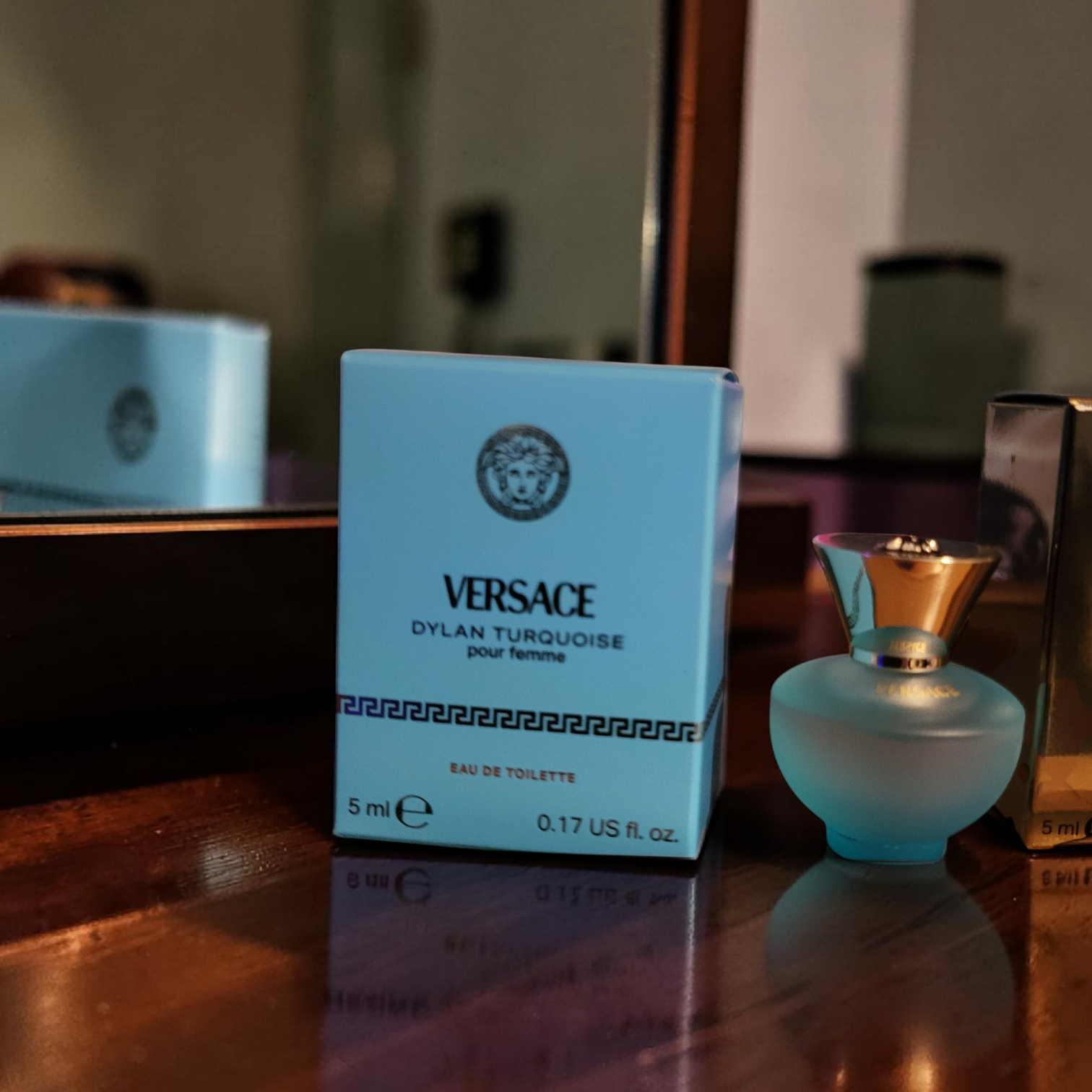 Versace Dylan Turquoise EDT 5ml Mini Dabber Womens Perfume