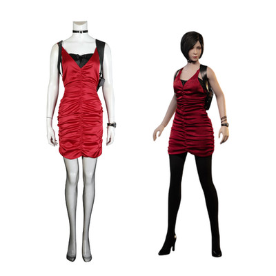Resident Evil 4 Remake Ada Wong V2 Cosplay Costume | Gaming Outfit