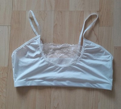 Damen Bralette weiß Gr. 14 neu verstellbare Träger