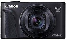 Canon PowerShot SX740 HS Black Compact Digital Camera, 40x Optical Zoom, 4K,