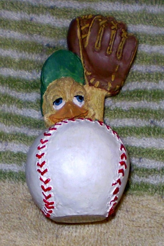 Enesco Eggbert & Friends Baseball Figurine
