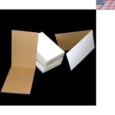 Self-Sealing Cardboard Mailers - 3" x 4.5" Flat Folders for Secure Shipping
