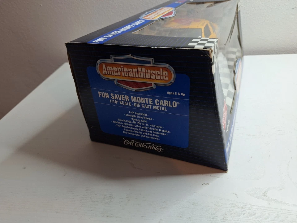 ERTL American Muscle #4 Sterling Marlin 1995 Kodak Monte Carlo 1/18 Diecast Foto 3 de 4