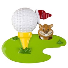 Golf Sport Personalized Christmas Tree Ornament