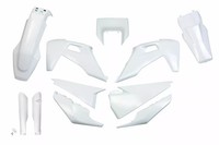 Kunststoff Verkleidung Kit Komplett Weiß UFO Husqvarna Te/Fe/Tx/Tc/Fc Hukit62...