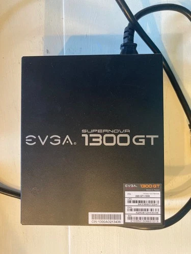 EVGA Supernova 1300 GT 80 Plus Gold 1300W Fully Modular Power Supply - Black...