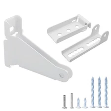 Storm Door Closer Bracket in White Color for Larson Pella Anderson emco Storm...