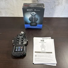 Zoom H8 Handy Recorder 12 Track 8 Input Field Recording Music & Podcasting Mint