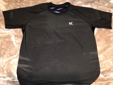 Kewlioo Mens Sauna Suit Shirt - Heat Trapping Sweat Large Black
