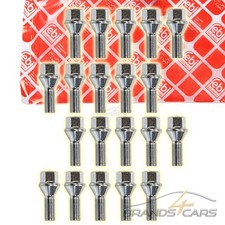 20x FEBI RADBOLZEN SCHRAUBEN M12 x 1,25 x 22 mm KEGELBUND 60° 50024804