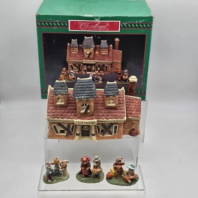 Halloween Haunted House of Lloyd Beary Scary Mini Village 4 Pieces Spooky Sounds