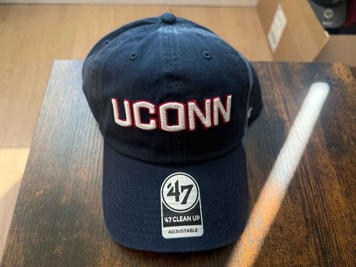UCONN Huskies Sequins Logo Hat Womens \'47 Brand Navy Blue Sparkle RARE New York Giants Sequin Logo Hat Women main image 2