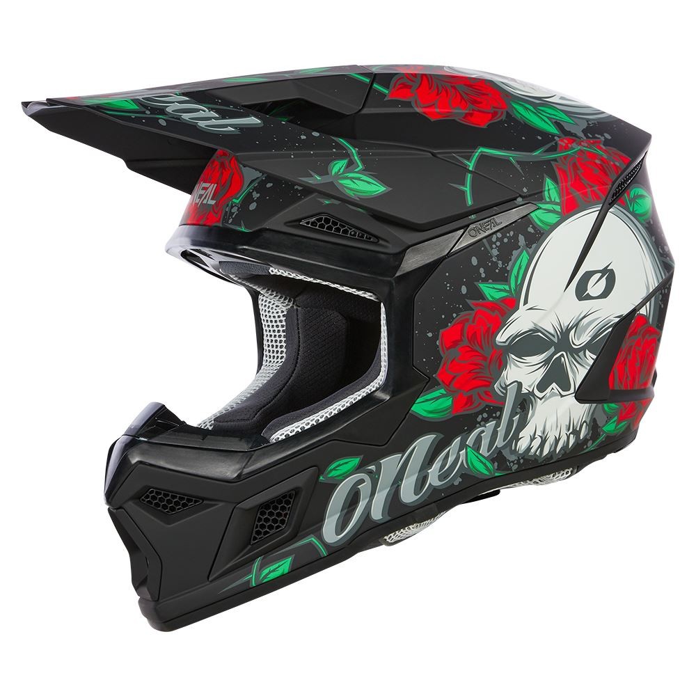O'Neal 2025 Motocross Helmet 3SRS Youth Melancia Black Multi M