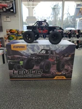  FMS 1/24 FCX24 Lemur 4x4 RTR Scale Micro Rock Crawler RTR (Black/Red)