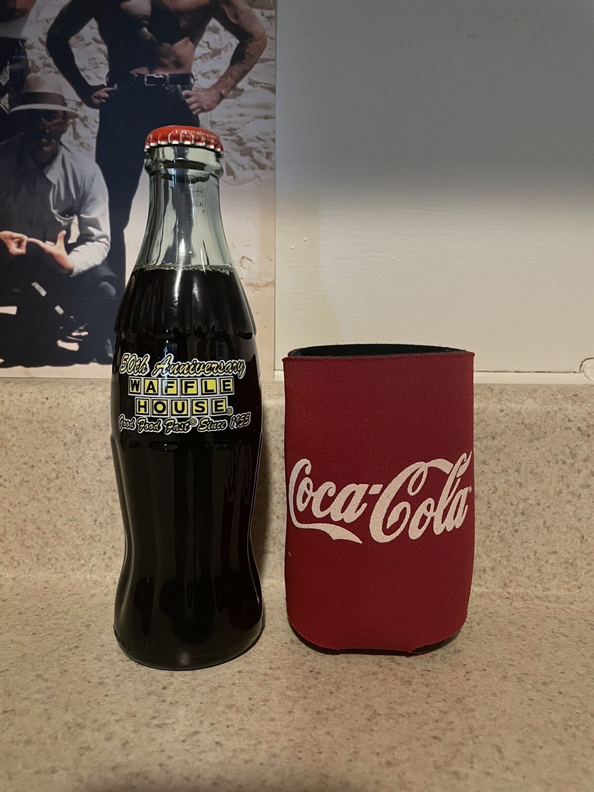 Coca Cola 50th Anniversary Waffle House 8 Oz CocaCola Bottle Sealed