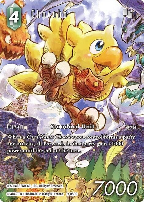 Chocobo Full Art Foil - 9-050C - NM - Final Fantasy | eBay