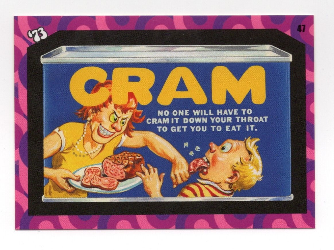 【crazy】 WCF 2023 Topps Wacky Packages Flashback: Celebrating 73 CRAM CARD 47