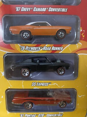 hot wheels since 68 top 40 set muscle cars 4 car pack 2007 mattel